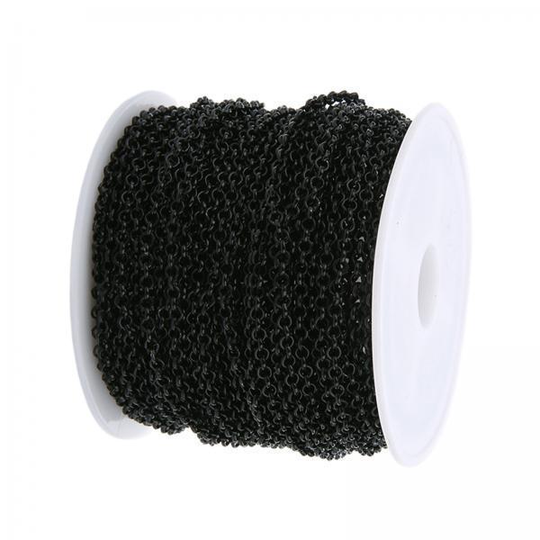 Chain Roll Cable - Catene per Collane Placcate in Ferro,