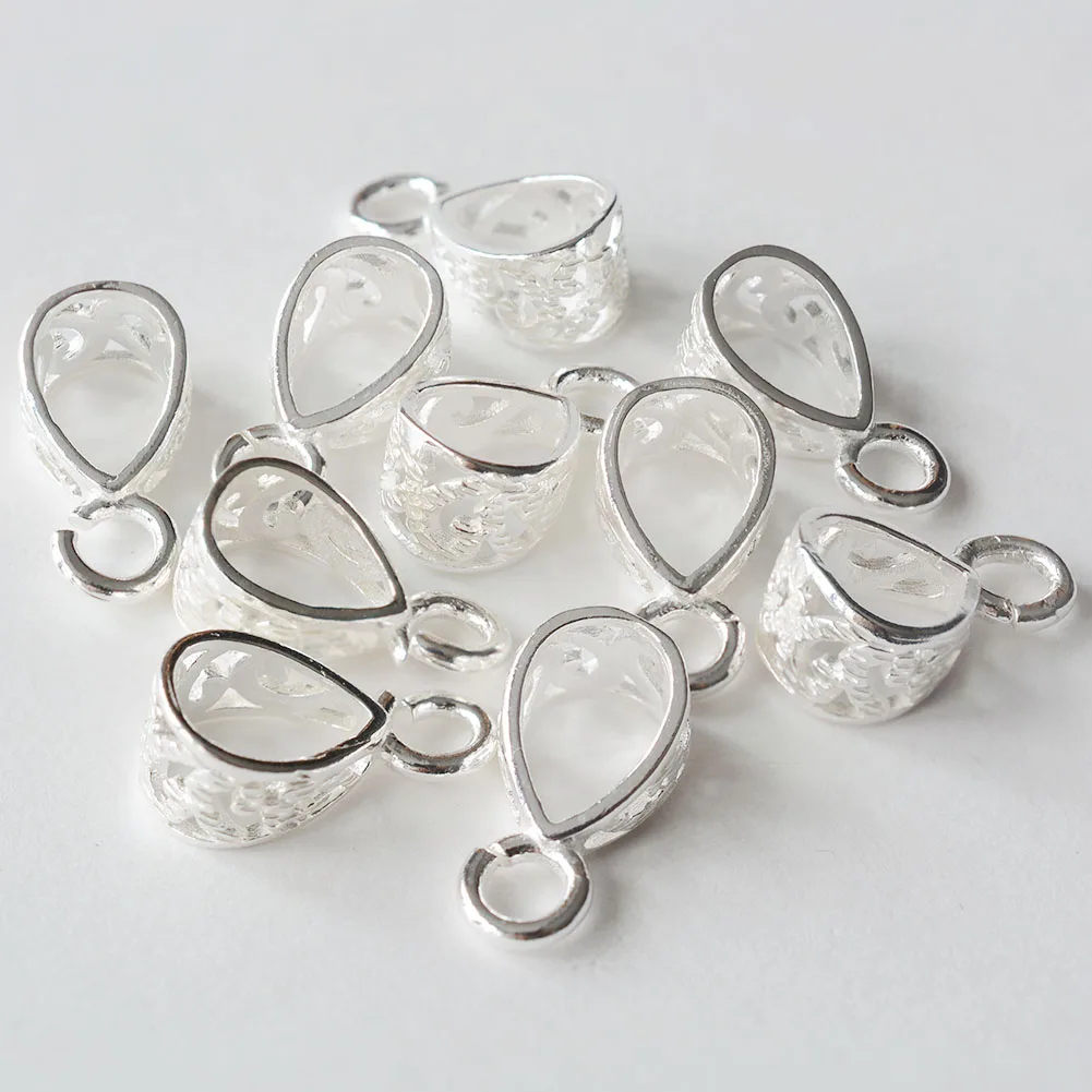 Jewelry Making Loops - Connettore per cauzione con chiusura a