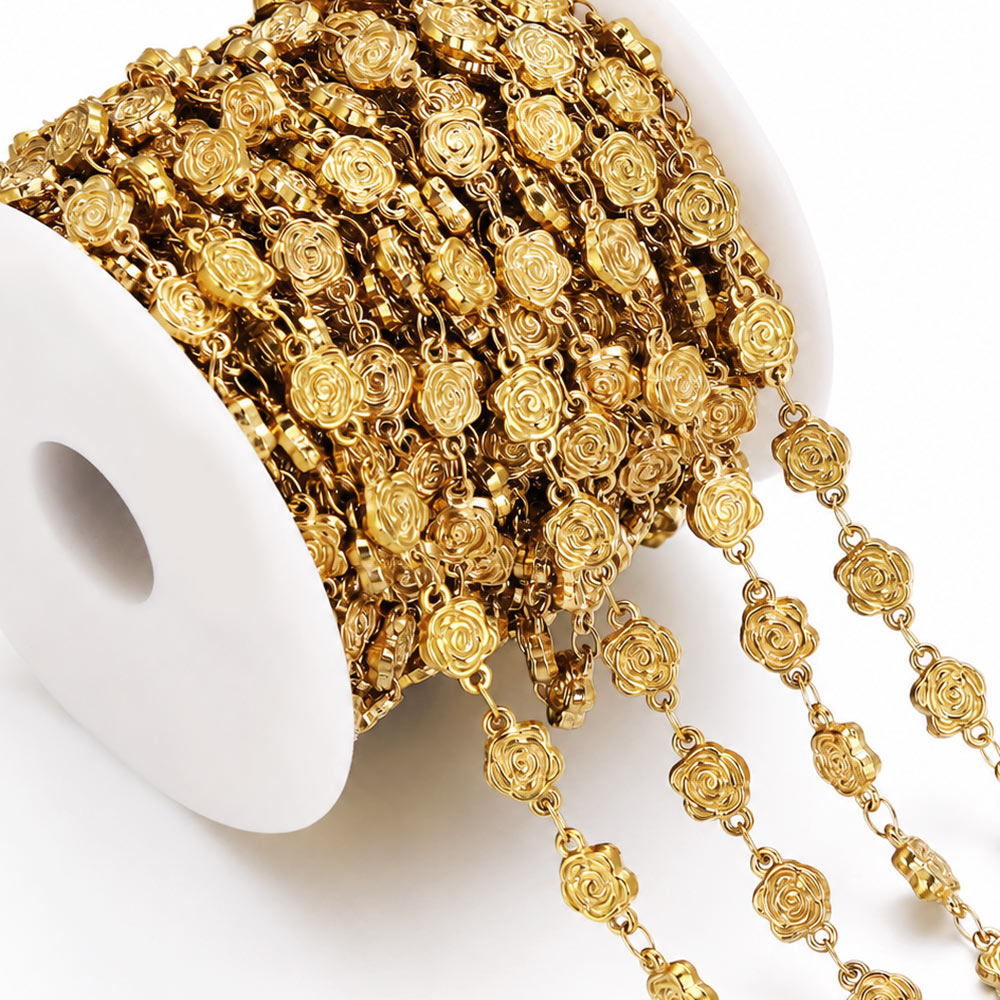 Chain Roll Cable - Catena in Acciaio Inossidabile da 1M