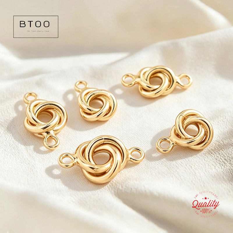 Jewelry Making Knots - Ciondolo Nodo d'Amore in Oro 14K