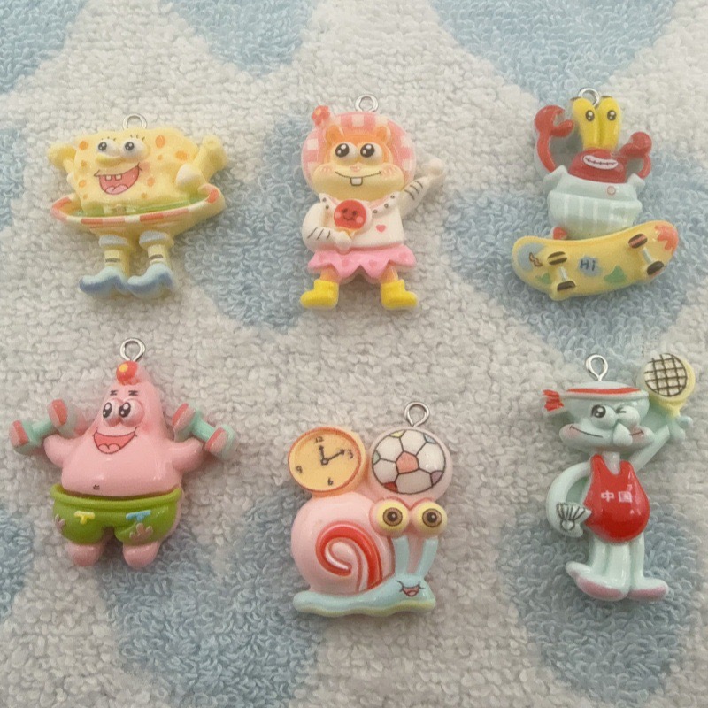 Jewelry Making Jewelry - 10 pendenti in resina a forma