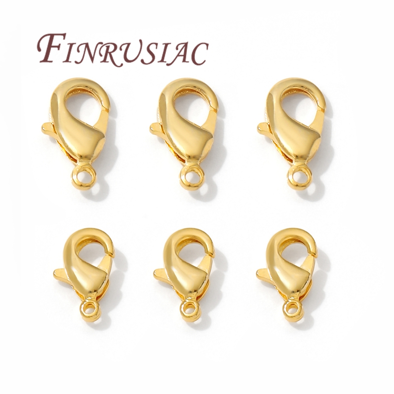 Jewelry Making School - Chiusure a moschettone placcate oro 18