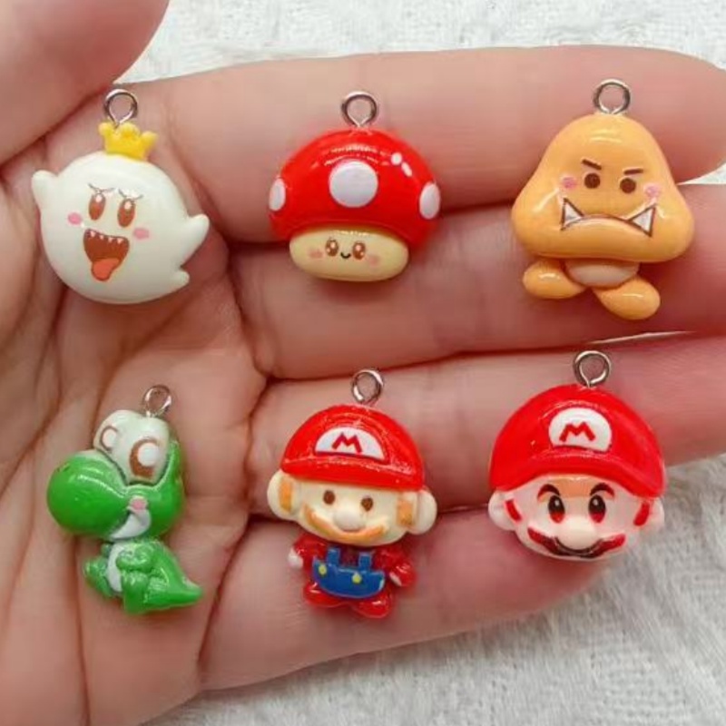 Jewelry Making Jewelry - 10 pendenti in resina a forma