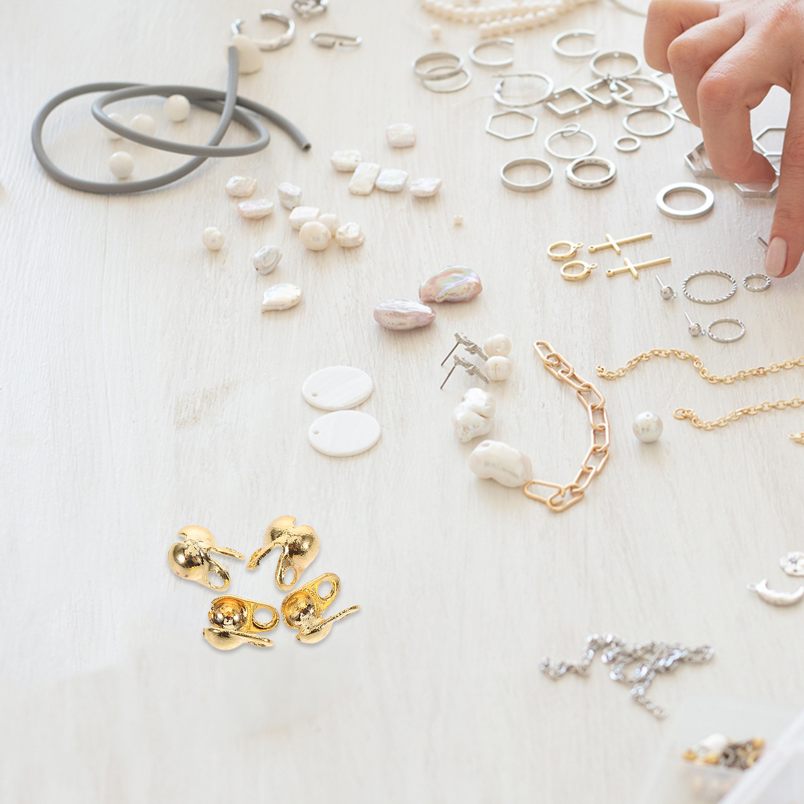 150 pezzi di fibbie terminali  - Jewelry Making Knots recensione e prezzo