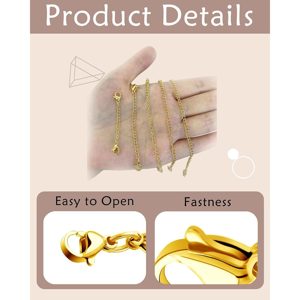 10 Pezzi di Prolunghe per Cate - Jewelry Making Chain recensione e prezzo