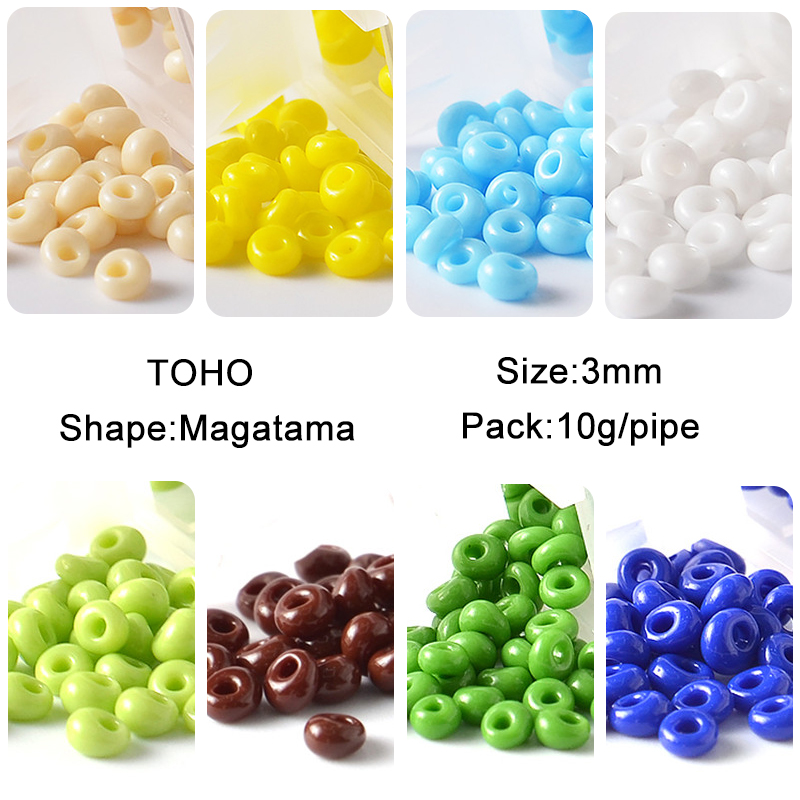 3mm Japan TOHO Beads Magatama  - Jewelry Making Japan recensione e prezzo