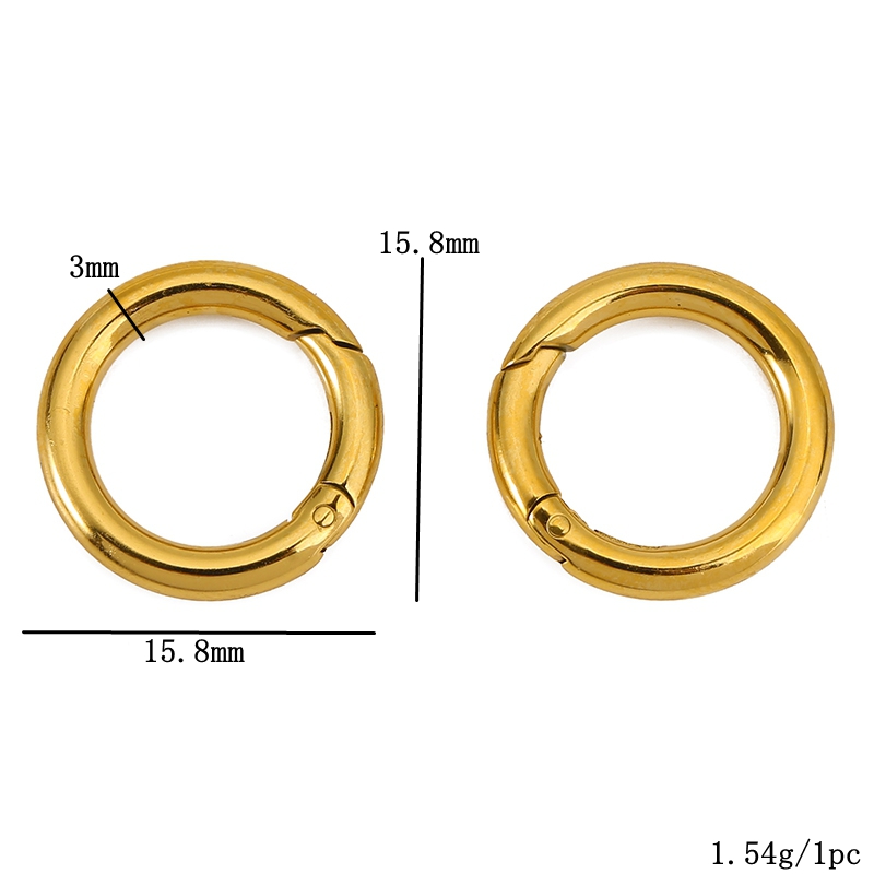 2 pezzi di fermagli in acciaio - Jewelry Making Designs recensione e prezzo