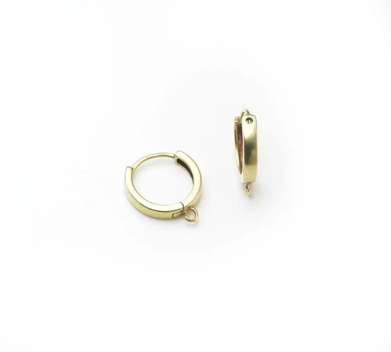 Cerchi per orecchie in ottone  - Jewelry Making Loops recensione e prezzo