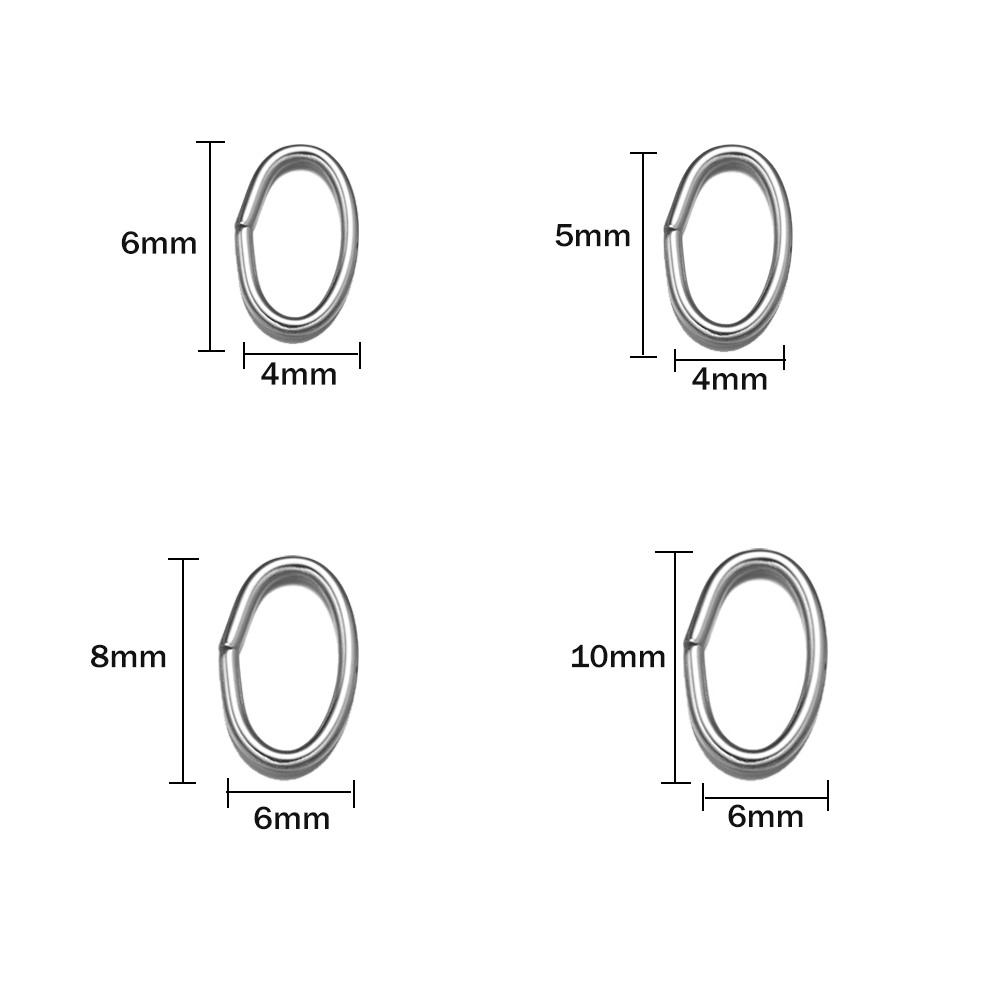 50 pezzi 3 colori in acciaio i - Jewelry Making Loops recensione e prezzo