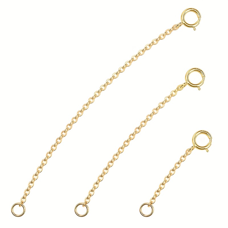 3 pezzi di catene di estension - Jewelry Making Chain recensione e prezzo
