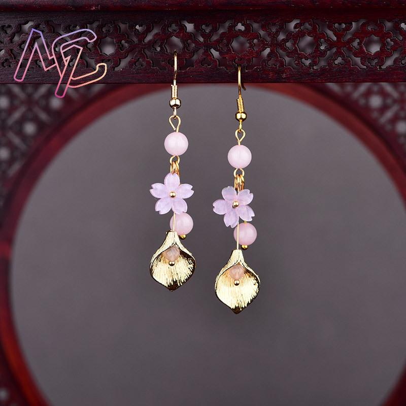 Orecchini con fiori di giada n - Jewelry Making Jewelry recensione e prezzo