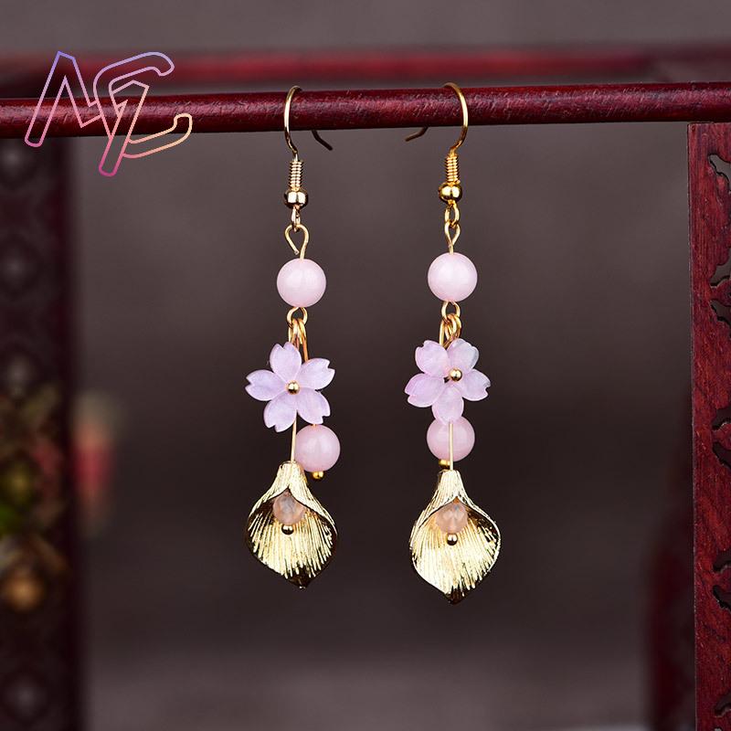 Orecchini con fiori di giada n - Jewelry Making Jewelry recensione e prezzo