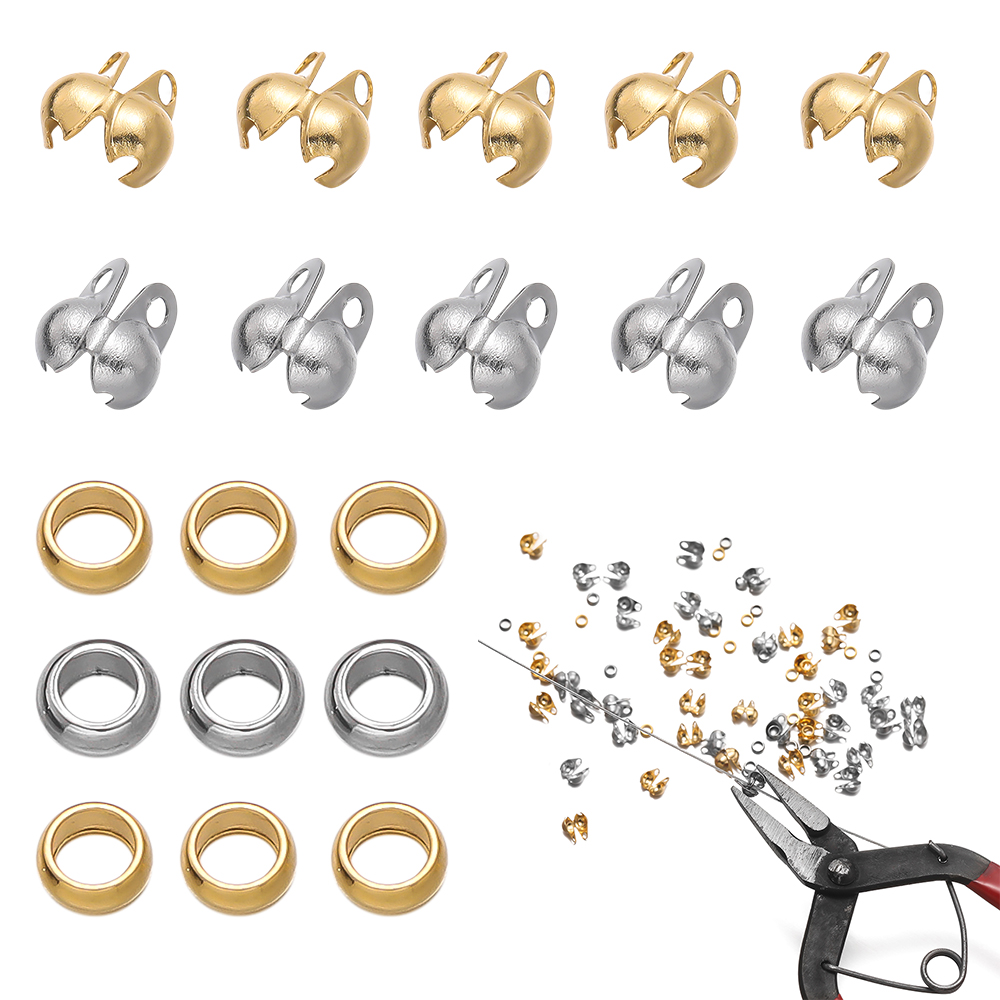 1 Set Punte per perline a crim - Jewelry Making Knots recensione e prezzo