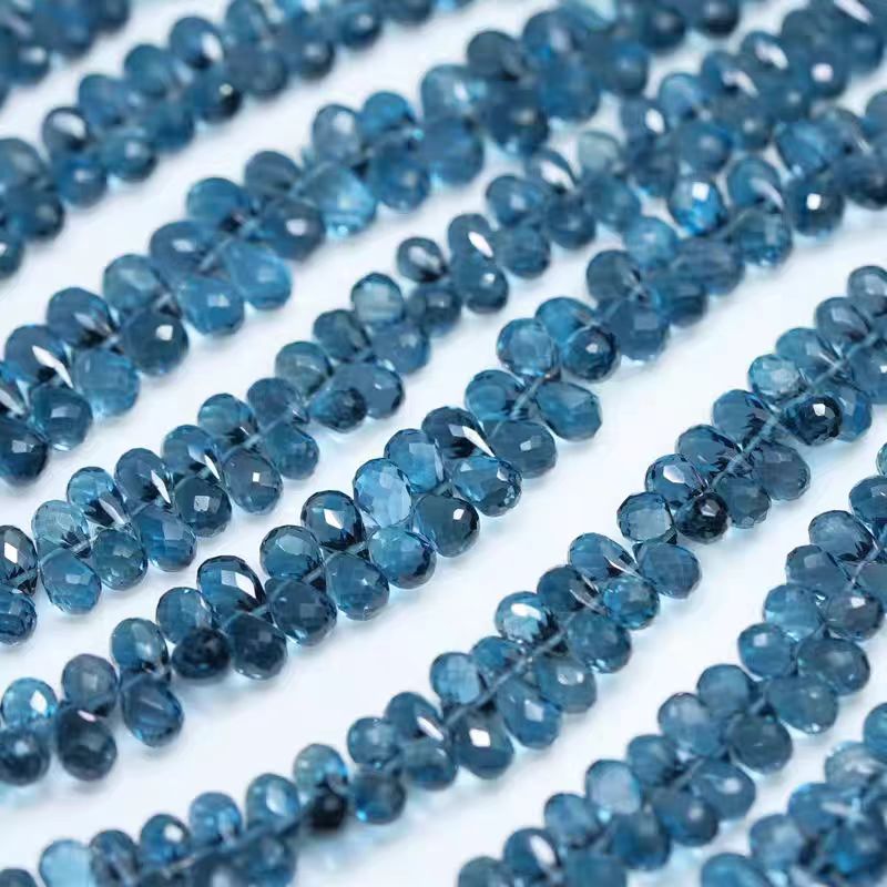 6A Londra topazio blu goccia s - Jewelry Making In London recensione e prezzo